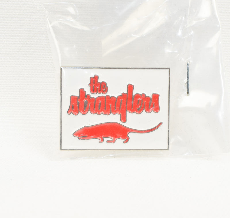 NEW Red & White THE STRANGLERS Enamel Pin