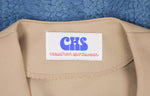 Boy's Vintage CHS Casualheir Sportswear Tan Polyester Suit Vest