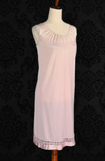 Vintage 70s/80s Light Pink VANITY FAIR Sleeveless Nightgown - M