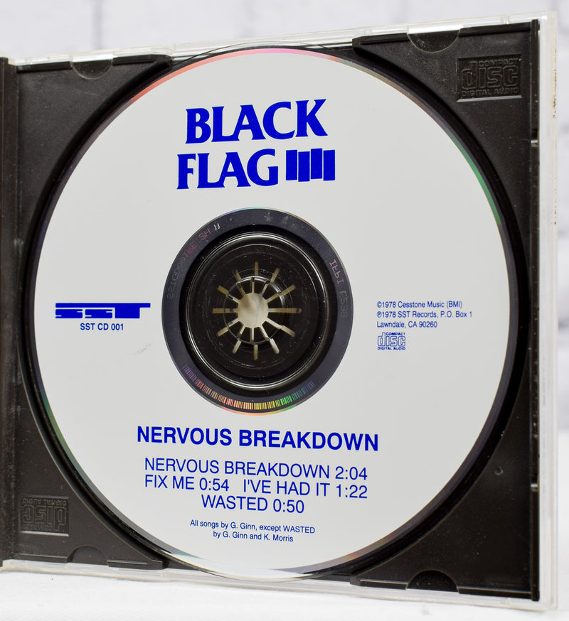 1988 SST Records - Black Flag "Nervous Breakdown" EP CD