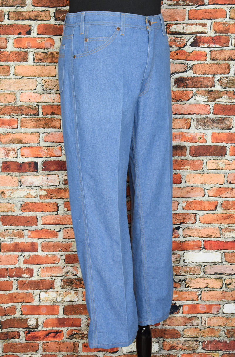 RARE Vintage 90s Light Blue LEVI'S 540 Brown Tab Pants - 36 X 32