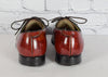Men's Vintage Johnston & Murphy Red Cap Toe Black Shaded Oxford Dress Shoes - 9 C