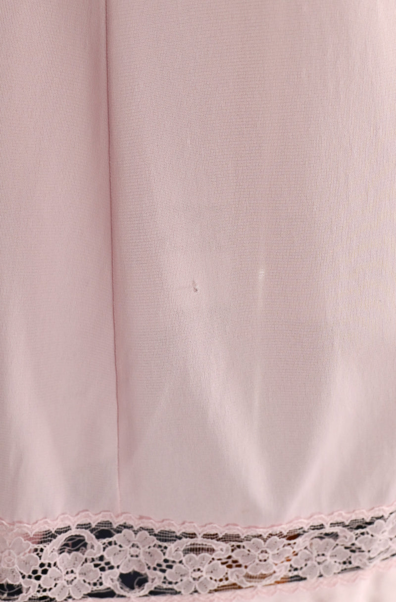 Vintage 70s/80s Light Pink VANITY FAIR Sleeveless Nightgown - M