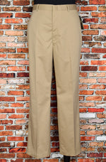 DEADSTOCK - Vintage 80s Khaki Brown TJW By MERVYN'S Dress Pants - 42 X 32