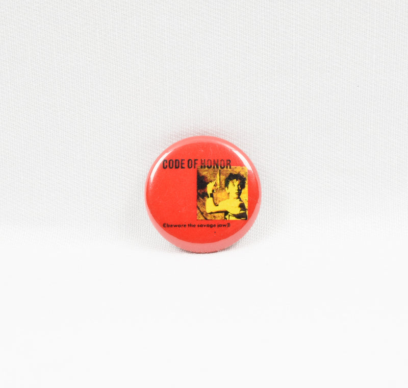 RARE Red Code of Honor Hardcore Punk Band 1" Pin