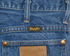 Vintage 80's Blue WRANGLER Black Tab High Waisted Bootcut Denim Jeans