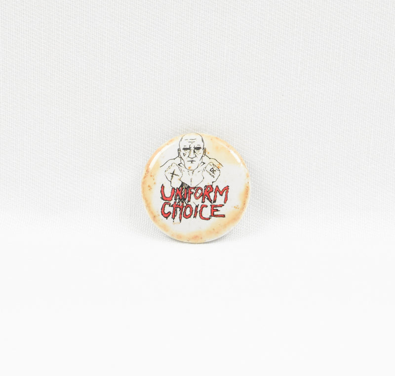 Uniform Choice Straight Edge Hardcore Punk Band 1" Pin