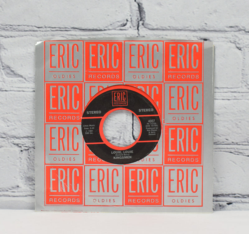 Eric Records 1981 - Kingsmen "Louie Louie" / The Isley Brother "Twist and Shout" - 45 RPM 7" Record