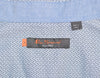 Light Blue W/ Triangles BEN SHERMAN Long Sleeve Button Down Shirt - M