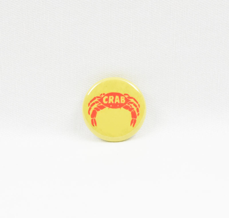 Crab Records Reggae 1" Pin