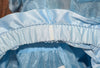 Vintage 50s Baby Blue Nylon Tulle Underskirt Crinoline