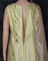 女性のビンテージ 60 年代イエロー/ゴールド マクドナルド シラキュース サリー スタイル ドレス