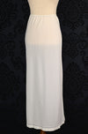 Vintage 50s White BARBIZON Petti Endora Half Slip Maxi Skirt - S