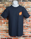 Black SANTA CRUZ Fire Logo Skate T-Shirt - M