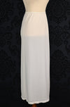 Vintage 50s White BARBIZON Petti Endora Half Slip Maxi Skirt - S