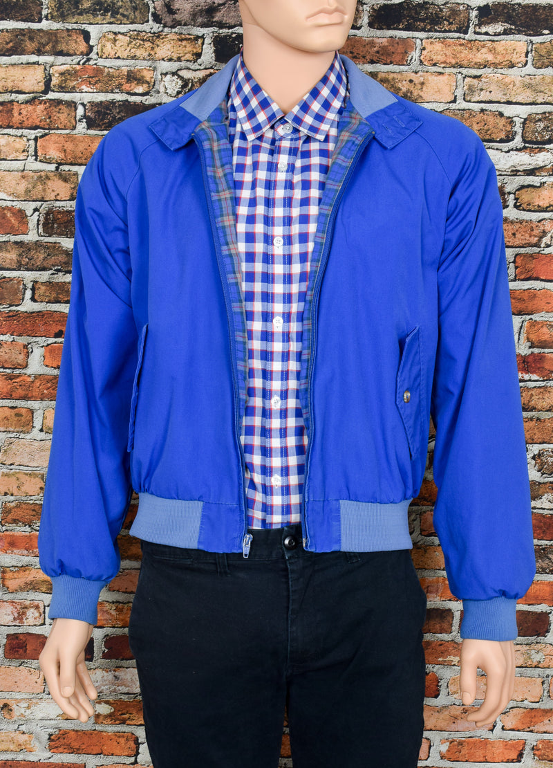 Men's Vintage Par Four Sportswear Blue Herrington Jacket - M