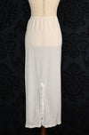 Vintage 50s White BARBIZON Petti Endora Half Slip Maxi Skirt - S