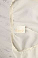 Vintage 50s White BARBIZON Petti Endora Half Slip Maxi Skirt - S