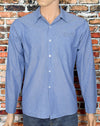 RARE Vintage Blue UDC INMATE #21050 Long Sleeve Button Shirt