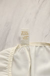 Vintage 50s White BARBIZON Petti Endora Half Slip Maxi Skirt - S