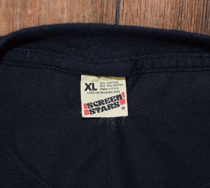 Men's Vintage 1992 Alan Jackson Don't Rock the Jukebox Black T-Shirt- XL