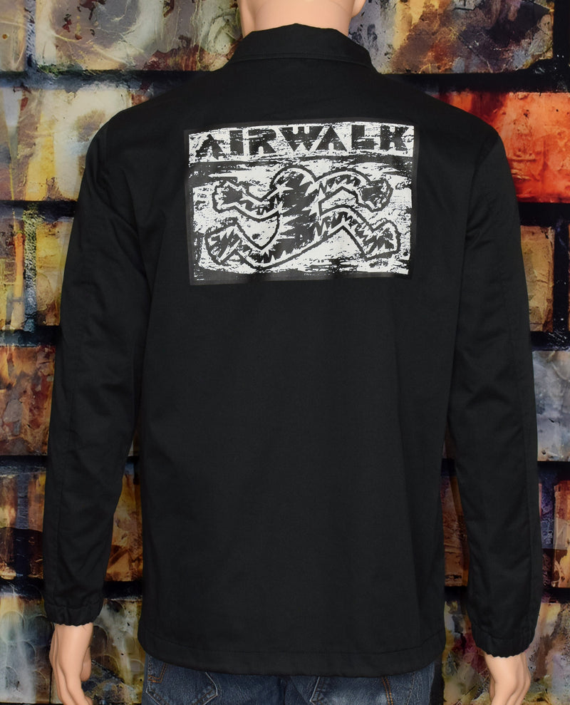 Black & White AIRWALK Skate Windbreaker Jacket - XL