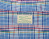 Vintage 70s Blue & Red Plaid CHARLES ALEXANDER Short Sleeve Button Up Shirt