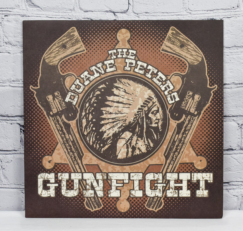 2005 Disaster Records - The Duane Peters "Gunfight" White Vinyl - 12" LP Record