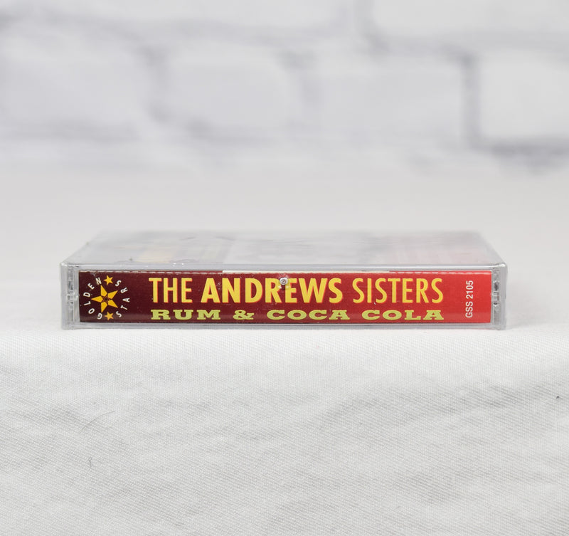 NEW/SEALED - Golden Stars 1991 - The Andrews Sisters "Rum & Coca Cola" Cassette Tape