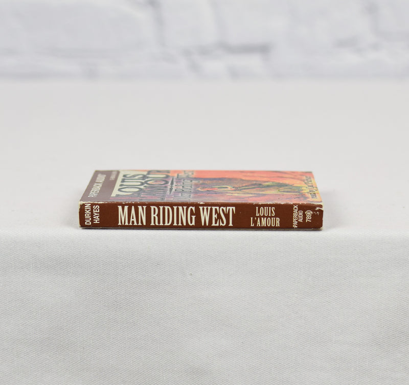 1996 Durkin Hayes Publishing - Man Riding West by Louis L'Amour - Paperback Audiobook Cassette Tape