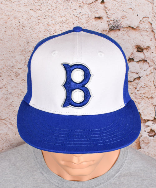 新品 ブルックリン ドジャース ツートーン ブルー &amp; ホワイト スナップバック ベースボール キャップ - S