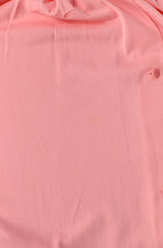 Vintage 80s Pink SHADOWLINE Embroidered Rose Button Nightgown - M