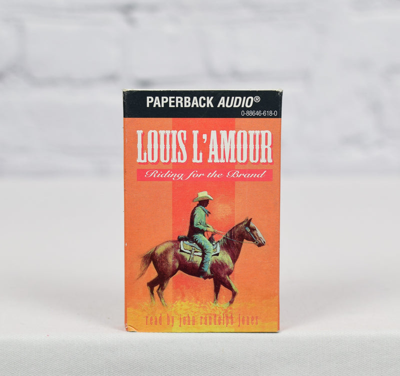 1990 Durkin Hayes Publishing - Riding for the Brand by Louis L'Amour - Paperback Audiobook Cassette Tape