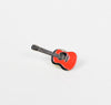 NEW Red & Black Acoustic Guitar Enamel Pin