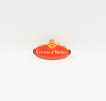 Vintage Cream O' Weber Enamel Pin