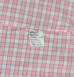 Pink Checkered LACOSTE Long Sleeve Button Down Shirt - 40