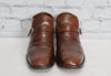 Men's Vintage Sears Easy Flex Brown Leather Chukka Buckle Boot Shoes - 9 D