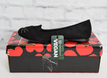 NEW IN BOX T.U.K. Footwear Black Suede Sophistakitty Ballet Flats