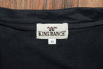 Black KING RANCH Western Embroidered Cardigan Sweater - XL