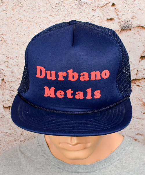 Mohr's ダークブルー「Durbano Metals」スナップバック メッシュ バック トラッカー ハット