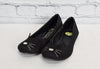 NEW IN BOX T.U.K. Footwear Black Suede Sophistakitty Ballet Flats