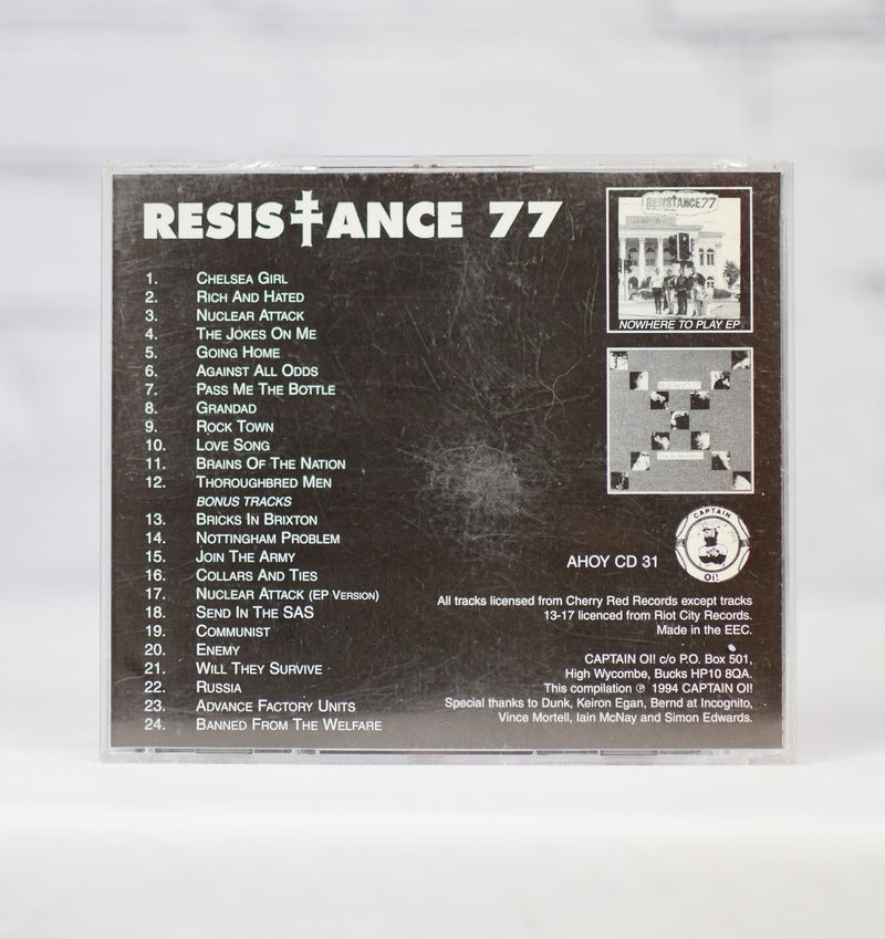 1994 Captain Oi! - Resistance 77 "Thoroughbred Men" CD