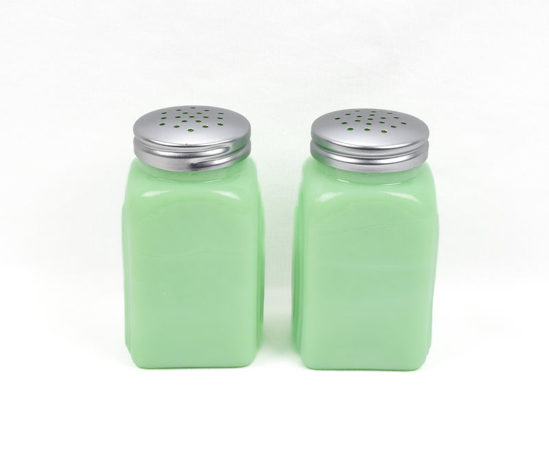 Jadeite 50s Inspired Sexy Pinup Girls SALT & PEPPER SHAKERS Set