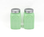 Jadeite 50s Inspired Sexy Pinup Girls SALT & PEPPER SHAKERS Set