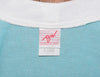 DEADSTOCK - Vintage 80s Turquoise G.W. Division of Graff Padded Shoulder Cardigan Sweater - XL