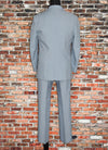 Vintage 80s Light Bluish-Grey HAGGAR 3pc. Suit Set