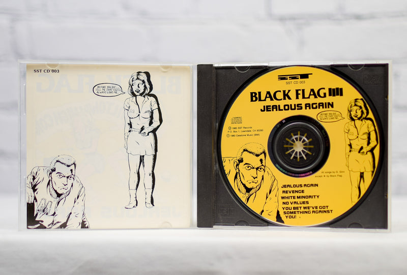1990 SST Records - Black Flag "Jealous Again" - EP CD