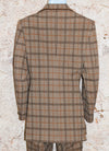 RARE Vintage 70s Brown Plaid 2 pc. Suit