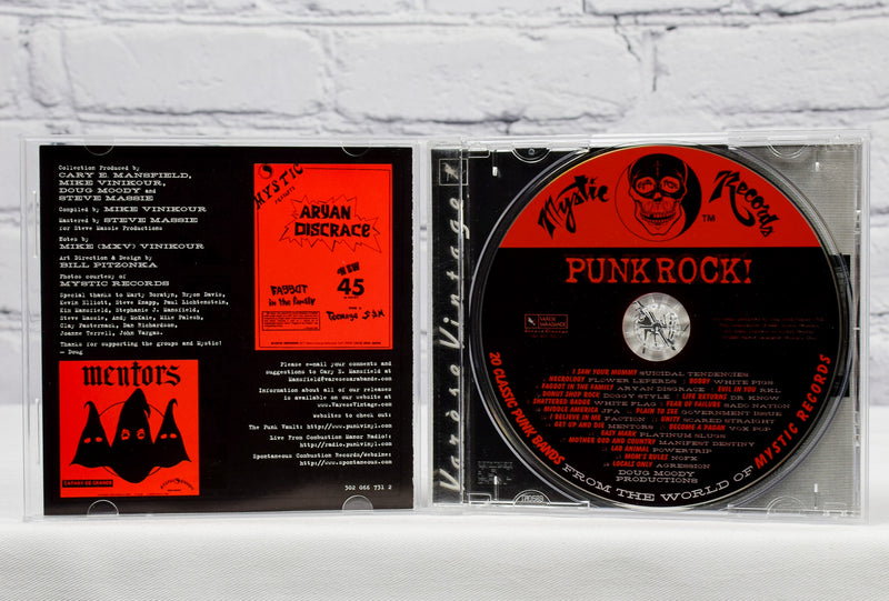 2006 Varese Sarabande - Punk Rock! "20 Classic Punk Bands from the World of Mystic Records" - Compilation CD