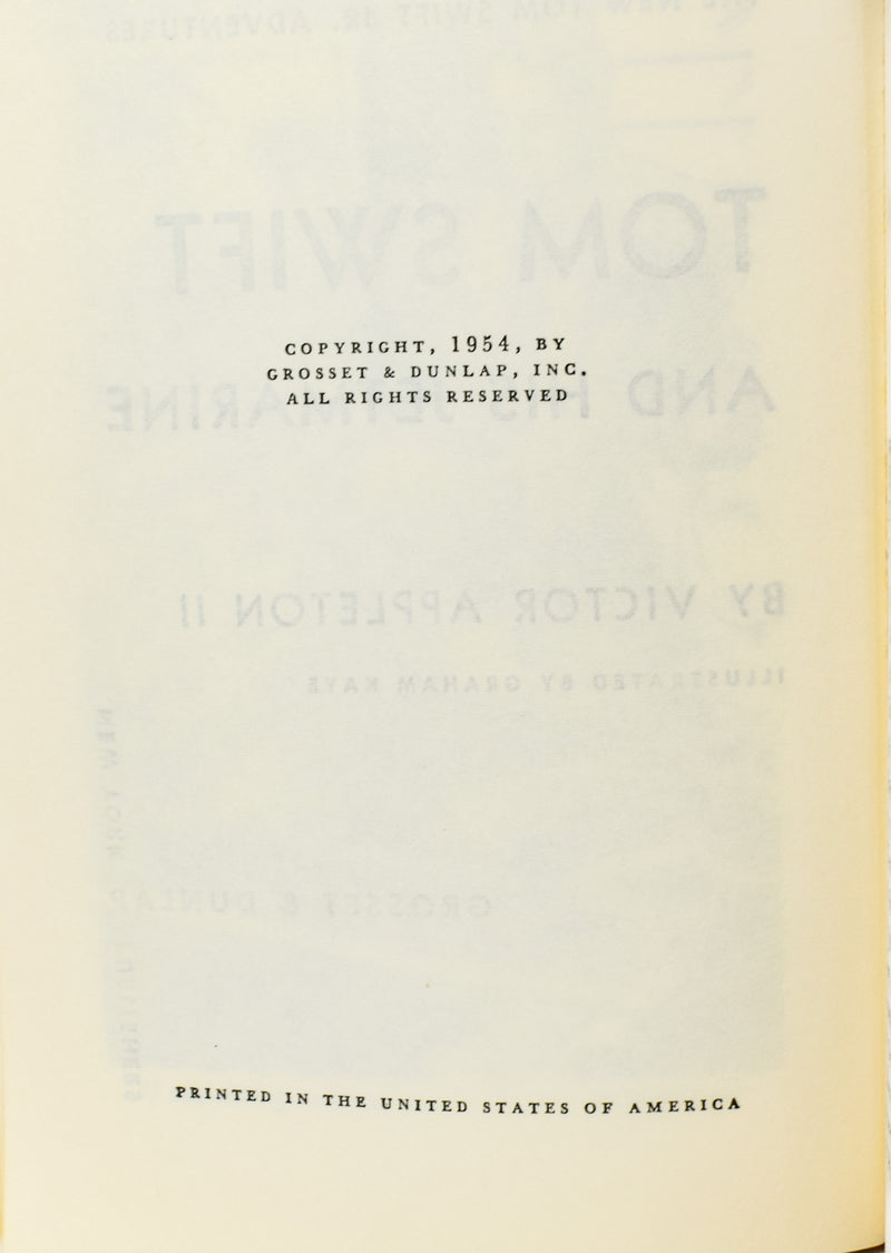 1954 Edition - TOM SWIFT AND HIS JETMARINE - Victor Appleton II -  The New TOM SWIFT Adventures #2 - Hardback Book